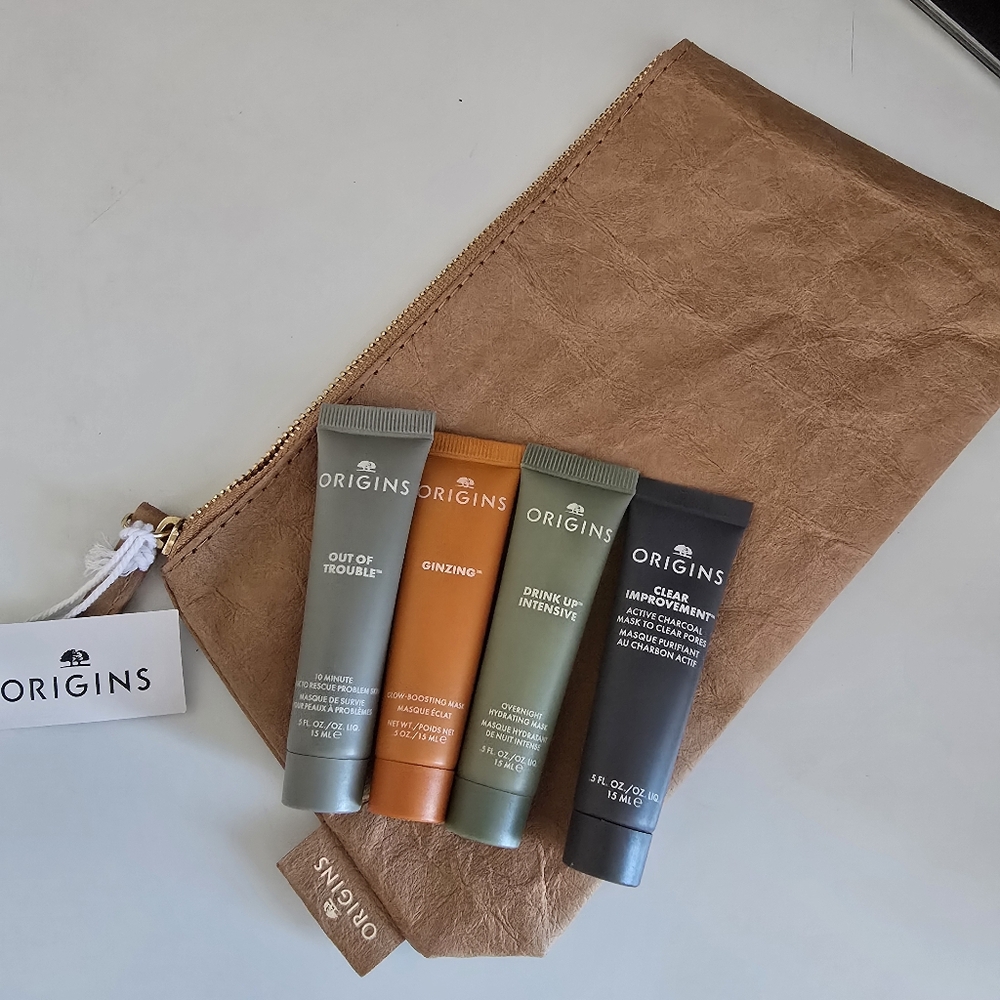 Origins Skincare Set with Pouch